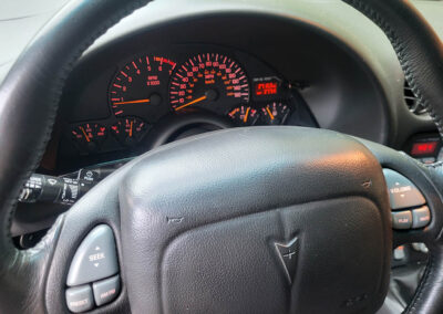 2001 Pontiac Trans Am in Black - interior dash