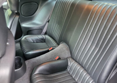 2001 Pontiac Trans Am in Black - interior backseat