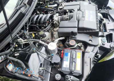 2001 Pontiac Trans Am in Black - engine