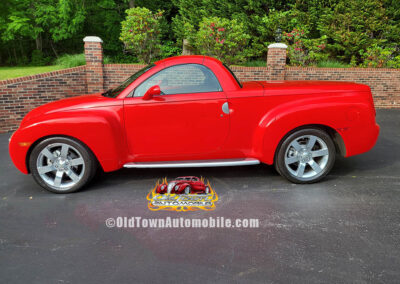2004 Chevrolet SSR in red - exterior