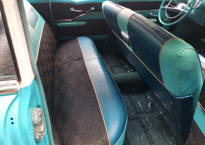 1957 Chevrolet BelAir Sedan in Turquoise - Interior