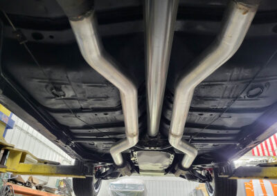1967 Chevrolet Chevelle SS in Sapphire Blue - underneath