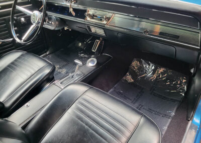 1967 Chevrolet Chevelle SS in Sapphire Blue - interior