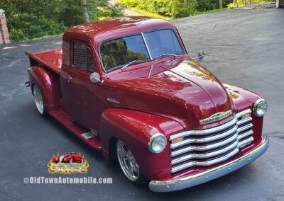 1951 Chevrolet 5-window 3100 Pickup in Cranberry Metallic - exterior