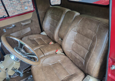 1951 Chevrolet 5-window 3100 Pickup in Cranberry Metallic - interior