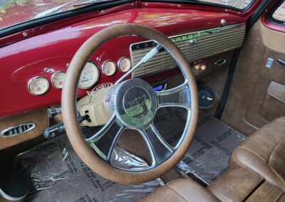 1951 Chevrolet 5-window 3100 Pickup in Cranberry Metallic - interior