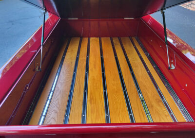 1951 Chevrolet 5-window 3100 Pickup in Cranberry Metallic - truck bed