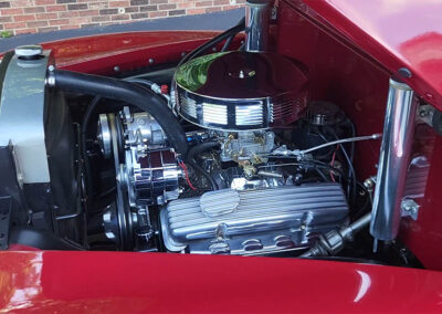 1951 Chevrolet 5-window 3100 Pickup in Cranberry Metallic - engine
