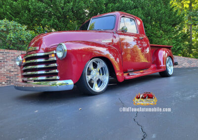 1951 Chevrolet 5-window 3100 Pickup in Cranberry Metallic - exterior