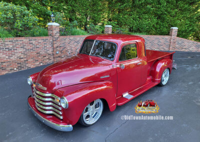 1951 Chevrolet 5-window 3100 Pickup in Cranberry Metallic - exterior