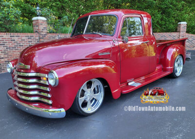 1951 Chevrolet 5-window 3100 Pickup in Cranberry Metallic - exterior
