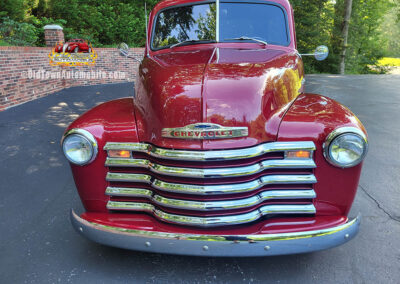 1951 Chevrolet 5-window 3100 Pickup in Cranberry Metallic - exterior