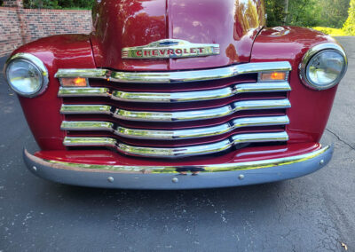 1951 Chevrolet 5-window 3100 Pickup in Cranberry Metallic - exterior