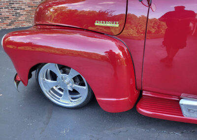 1951 Chevrolet 5-window 3100 Pickup in Cranberry Metallic - exterior