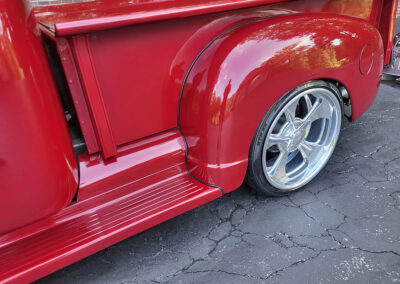 1951 Chevrolet 5-window 3100 Pickup in Cranberry Metallic - exterior