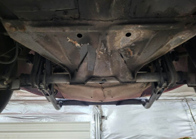 1972 Volkswagen Beetle Vocho in Burgundy - Underneath