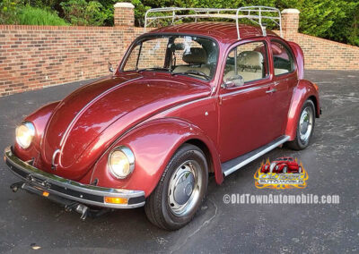 1972 Volkswagen Beetle Vocho in Burgundy - Exterior