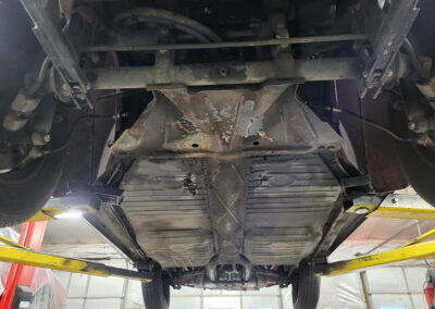 1972 Volkswagen Beetle Vocho in Burgundy - Underneath