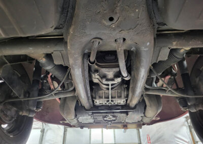 1972 Volkswagen Beetle Vocho in Burgundy - Underneath