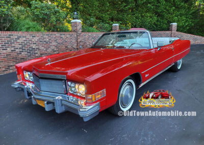 1974 Cadillac El Dorado in red - exterior
