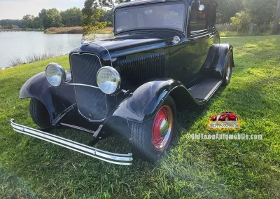 1932 Ford 5 Window Coupe in Pitch Black