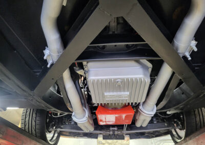 1962 Corvette in White and red interior - underneath