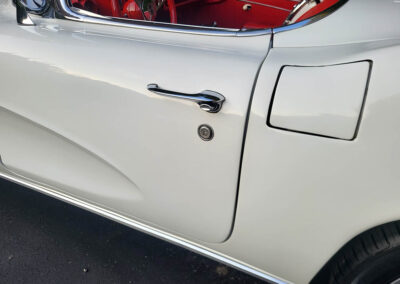 1962 Corvette in White and red interior - exterior