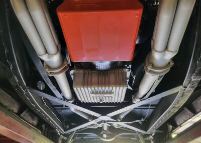 1962 Corvette in White and red interior - underneath