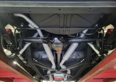 1962 Corvette in White and red interior - underneath