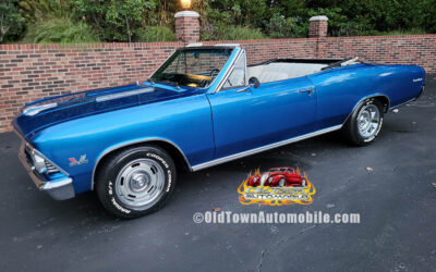 1966 Chevelle SS Convertible in Brilliant Blue for Sale