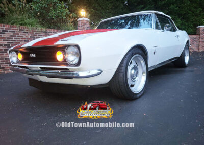 1967 Chevrolet Camaro Convertible in White with Stripes - exterior