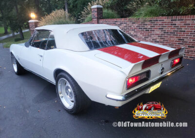 1967 Chevrolet Camaro Convertible in White with Stripes - exterior