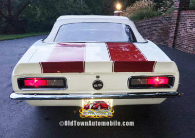 1967 Chevrolet Camaro Convertible in White with Stripes - exterior