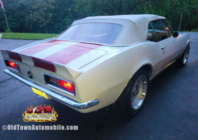 1967 Chevrolet Camaro Convertible in White with Stripes - exterior