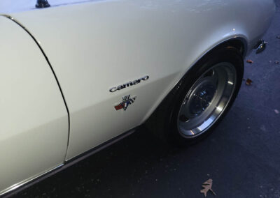 1967 Chevrolet Camaro Convertible in White with Stripes - exterior