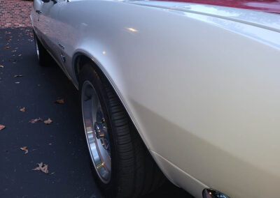 1967 Chevrolet Camaro Convertible in White with Stripes - exterior