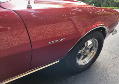 1967 Chevrolet Camaro SS in Burgundy Metallic- exterior