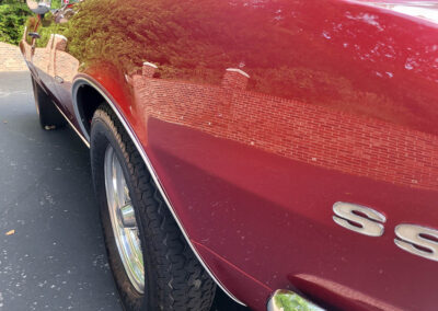 1967 Chevrolet Camaro SS in Burgundy Metallic- exterior
