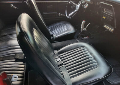 1967 Chevrolet Camaro SS in Burgundy Metallic - interior