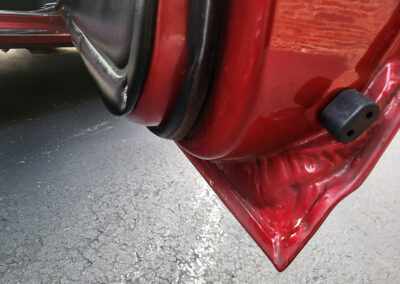 1967 Chevrolet Camaro SS in Burgundy Metallic - door