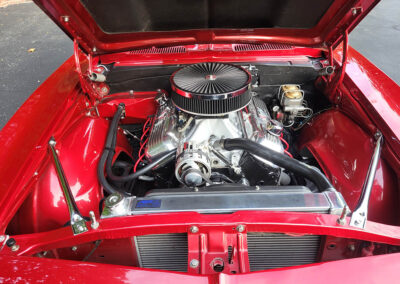 1967 Chevrolet Camaro SS in Burgundy Metallic- engine