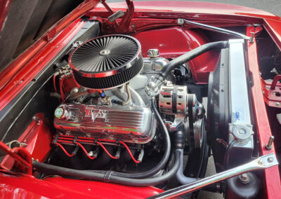 1967 Chevrolet Camaro SS in Burgundy Metallic - engine