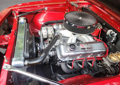 1967 Chevrolet Camaro SS in Burgundy Metallic - engine