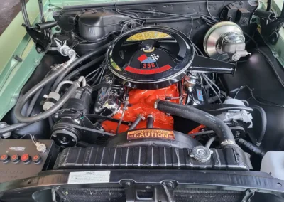 1967 Chevrolet Chevelle SS in Mountain Green - engine