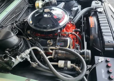 1967 Chevrolet Chevelle SS in Mountain Green - engine