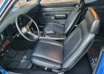 1969 Chevrolet Camaro in Lemans Blue - interior
