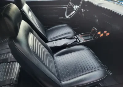 1969 Chevrolet Camaro in Lemans Blue - interior