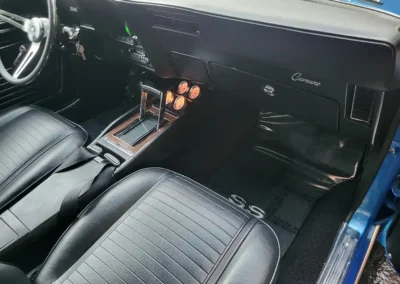 1969 Chevrolet Camaro in Lemans Blue - interior