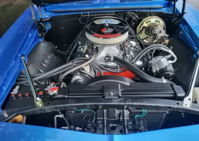 1969 Chevrolet Camaro in Lemans Blue - engine