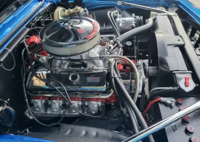 1969 Chevrolet Camaro in Lemans Blue - engine